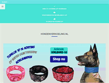 Tablet Screenshot of koelmat-koelband-honden.nl
